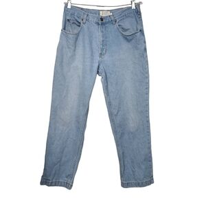 Duke Authenic Light Wash Blue High Waist Denim Jeans